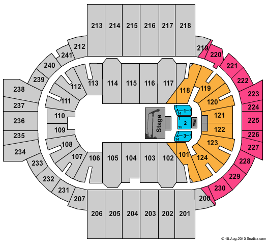 XL Center Sesame Street Live Seating Chart